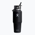 Термобутилка Hydro Flask Wide Flex Straw Travel 945 ml black