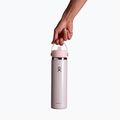 Термобутилка Hydro Flask Wide Mouth with Flex Straw Cap 710 ml glimer pink 3