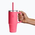 Чаша Hydro Flask Travel Tumbler Clear Lid 710 ml popstar pink 5
