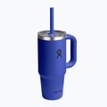 Чаша Hydro Flask Travel Tumbler Clear Lid 710 ml capri blue 2