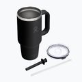 Термо чаша Hydro Flask Travel Tumbler Clear Lid black 4