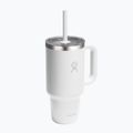 Термо чаша Hydro Flask Travel Tumbler Clear Lid white 2