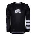 Мъжко колоездачно трико 100% R-Core Jersey LS black STO-41104-011-11