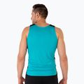 Мъжка тениска за бягане Joma Record II Tank Top turquoise/black 3