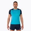 Мъжка тениска за бягане Joma Record II fluor turquoise/navy 13
