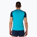 Мъжка тениска за бягане Joma Record II fluor тюркоаз/насиво 3