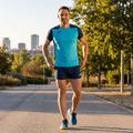 Мъжка тениска за бягане Joma Record II fluor turquoise/navy 10