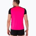 Мъжка тениска за бягане Joma Record II fluor розово/черно 3
