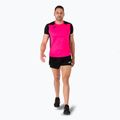 Мъжка тениска за бягане Joma Record II fluor розово/черно 6