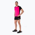 Мъжка тениска за бягане Joma Record II fluor розово/черно 8