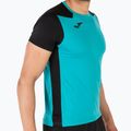 Мъжка тениска за бягане Joma Record II turquoise black 7