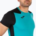 Мъжка тениска за бягане Joma Record II turquoise black 8