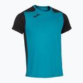 Мъжка тениска за бягане Joma Record II turquoise black 9