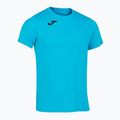 Мъжка тениска за бягане Joma Record II флуоресцентен тюркоаз 8