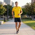 Мъжка тениска за бягане Joma Record II yellow 10