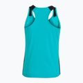 Дамска тениска за бягане Joma Record II Tank Top turquoise/black 2