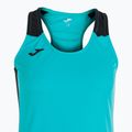 Дамска тениска за бягане Joma Record II Tank Top turquoise/black 5