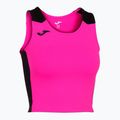 Дамски потник Joma Record II Top fluor розово/черно за бягане