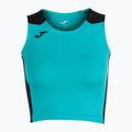 Дамска тениска за бягане Joma Record II Top тюркоазено/черно