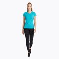 Дамска тениска за бягане Joma Record II fluor turquoise 2