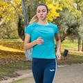 Дамска тениска за бягане Joma Record II тюркоазена 4