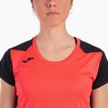 Дамска тениска за бягане Joma Record II fluor coral/black 18