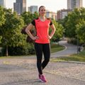 Дамска тениска за бягане Joma Record II fluor coral/black 11