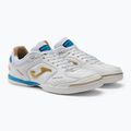 Футболни обувки Joma Top Flex IN бяло/златно 5
