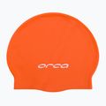 Orca Силиконова плувна шапка оранжева DVA000