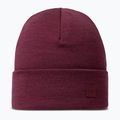 Зимна шапка BUFF Heavyweight Merino Wool солиден тибетски червен