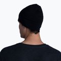 Czapka BUFF Midweight Merino Wool Hat Solid czarna 118006.999.10.00 4