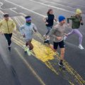 BUFF Зимна шапка с кръстосана плетка, жълта 7