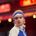 BUFF Плетена зимна шапка Nilah от деним 10