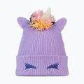 Детска зимна шапка BUFF Knitted Fun unicorn grape ice