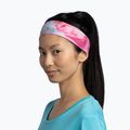 Лента за глава BUFF CoolNet UV Slim esmerald fluor fuchsia 3