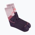 BUFF Merino Lightweight Crew LWC1 розови чорапи 2