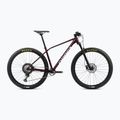 Планински велосипед Orbea Alma H30 2024 metallic dark red/chic white