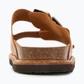Дамски чехли с джапанки Genuins Galia Leather Dress camel 6