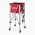 Кош за топки Nox Foldable Balls Basket With Wheels Red