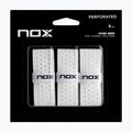 Грипове за падъл NOX Pro Perforated Overgrip 3 pcs. white