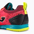 Joma Tactico IN мъжки футболни обувки coral/turquoise 9