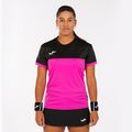 Тениска Joma Montreal SS fluor pink/black