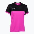 Тениска Joma Montreal SS fluor pink/black 5
