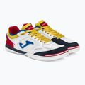 Мъжки футболни обувки Joma Top Flex IN white/red 4