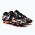Joma Evolution FG мъжки футболни обувки черно/бяло/червено 4