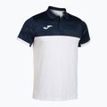 Мъжка поло тениска Joma Montreal white/navy 2