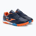 Детски футболни обувки Joma Toledo Jr TF navy/orange 4