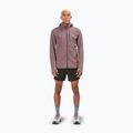 Мъжко яке за бягане NNormal Active Warm albergini/purple 2