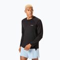 NNormal Merino за бягане с дълъг ръкав черно