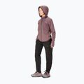 Дамско яке за бягане NNormal Active Warm albergini/purple 2